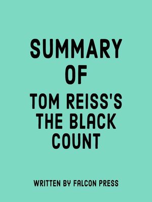 cover image of Summary of Tom Reiss's the Black Count